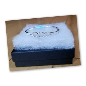 NWT Swarovski Crystal Sterling Bracelet